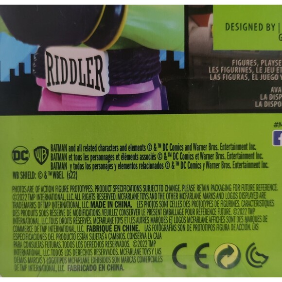 The Riddler Action Figure McFarlane Toys DC Batman Classic TV Series- New - Picture 5 of 6